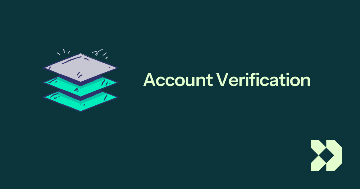 Account Verification | Customer.io Docs