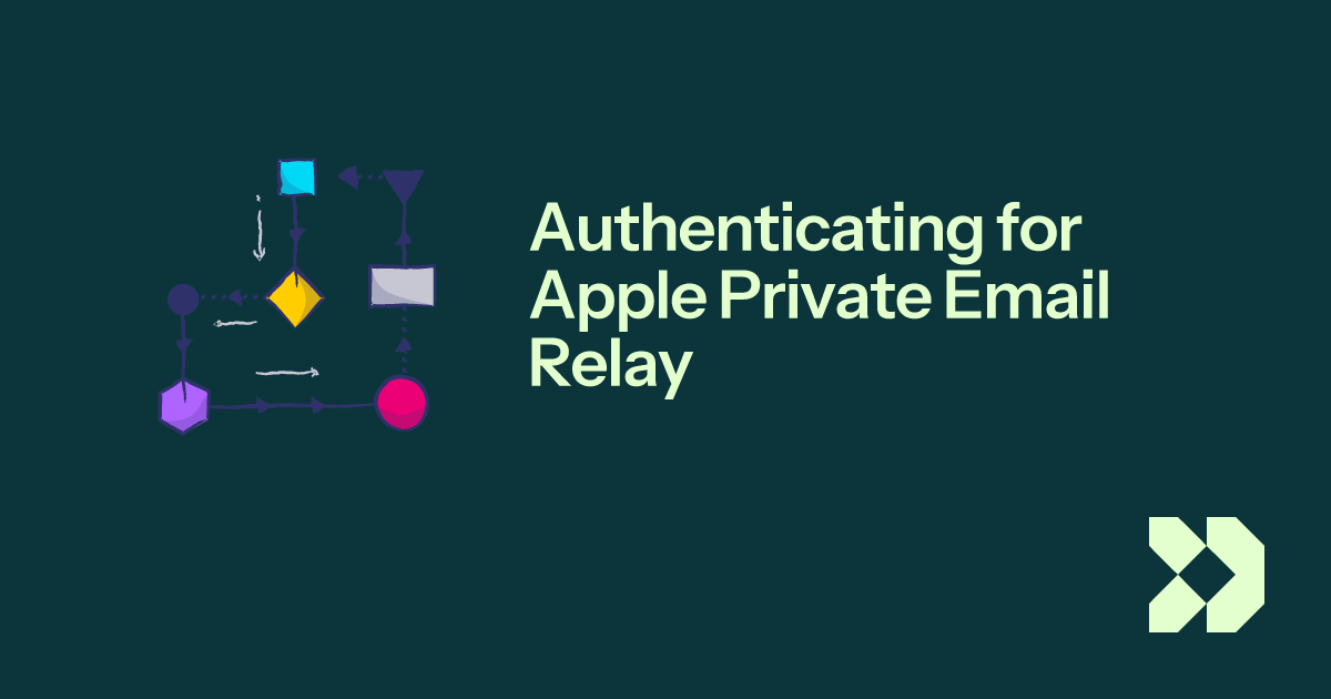 Authenticating for Apple Private Email Relay