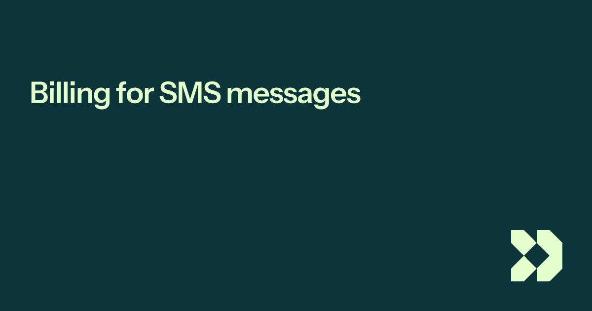 Billing for SMS messages | Customer.io Docs