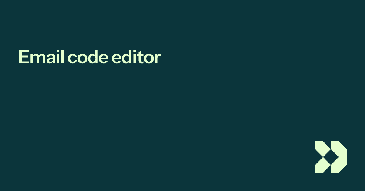 Email code editor | Customer.io Docs