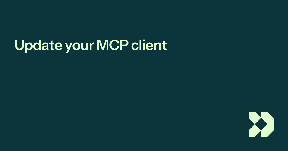 Update your MCP client | Customer.io Docs